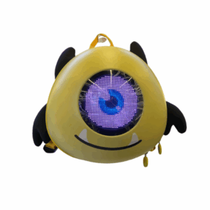H MOCHILA EM-1 AMARILLO PANTALLA LED