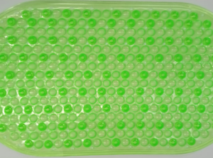 ROD TINA BAÑO S-Y3770 VERDE TRANSPARENTE