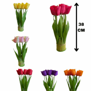 J RAMO ARTIFICIAL TULIPAN MK-1814 SURTIDO